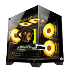 MONARCH Mystery Box X5 ARGB Gaming Case – Stylish ATX Mid Tower