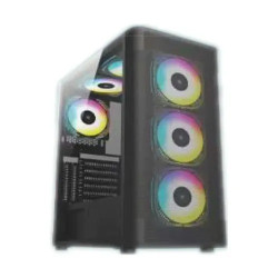 PC Power Air X Mesh BK mATX Mid Tower Gaming Casing