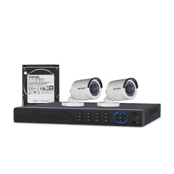 HIKVISION 2-Pack 1080P Night Vision Security CCTV Cameras