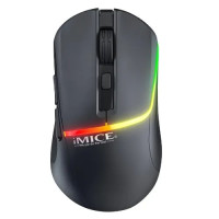 iMICE G902 Rechargeable BT Wireless Mouse – Sleek, Silent, and Multi-Mode Performance
