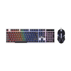 PC Power PGC801A105 RGB Wired Gaming Keyboard & Mouse Combo with Bangla Layout