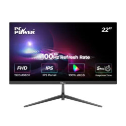 PC Power 21.45" IPS FHD 100Hz Monitor (Black)