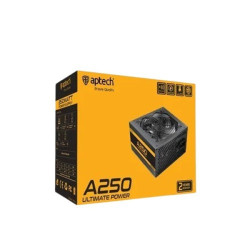 Aptech A250 250W Black Edition Power Supply – Budget-Friendly