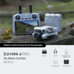 DJI MINI 4 PRO Fly More Combo + DJI RC2