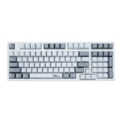 PC Power Mechanical RGB Gaming Keyboard K98 White – Responsive Mechanical Keys & Stunning RGB Backlighting