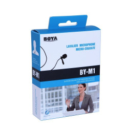 Boya BY-M1 Omnidirectional Clip Microphone – Universal Compatibility