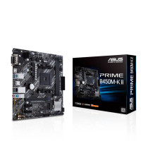 Asus PRIME B450M-K II Micro ATX Motherboard (AM4, DDR4)
