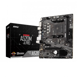 MSI A520M-A Pro AM4 Micro-ATX Motherboard for AMD CPUs
