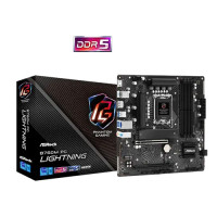 ASRock B760M PG Lightning DDR5 Motherboard - High-Performance for Intel 12th to 14th Gen