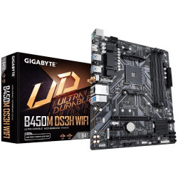 GIGABYTE B450M DS3H Wi-Fi Micro ATX Motherboard for AMD Ryzen
