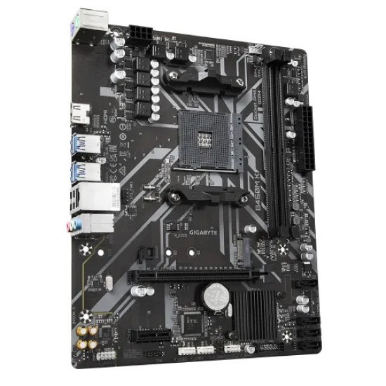 GIGABYTE B450M K AMD AM4 Micro ATX Motherboard - Enhanced Performance for Gamers & PC Builders"