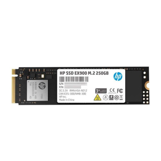 HP EX900 M.2 250GB PCIe NVMe SSD - High Performance