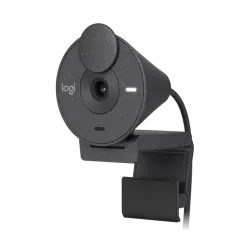 Logitech BRIO 300 Full HD 1080p Webcam – 2MP with Built-in Microphone